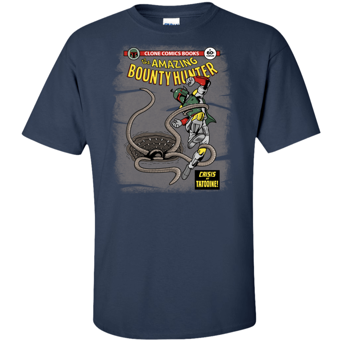 T-Shirts Navy / XLT The Amazing Bounty Hunter Tall T-Shirt