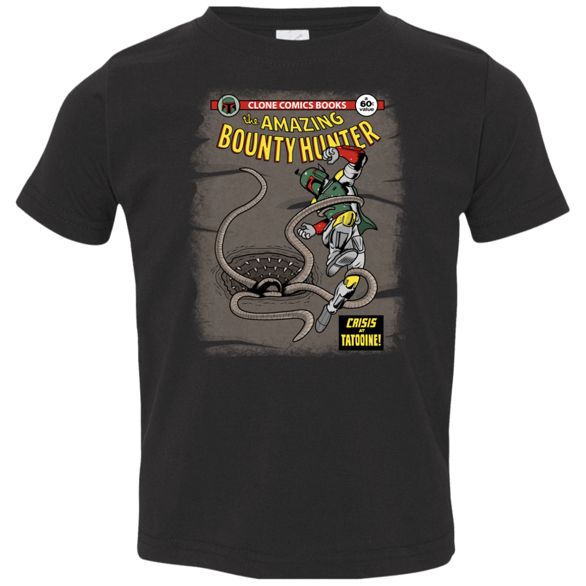 T-Shirts Black / 2T The Amazing Bounty Hunter Toddler Premium T-Shirt