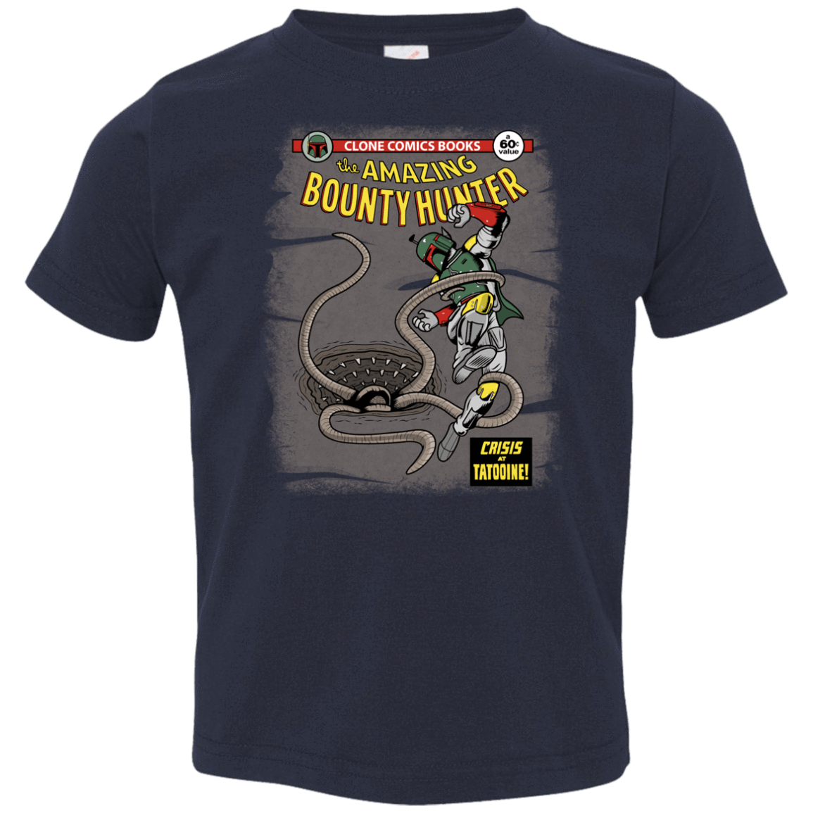 T-Shirts Navy / 2T The Amazing Bounty Hunter Toddler Premium T-Shirt