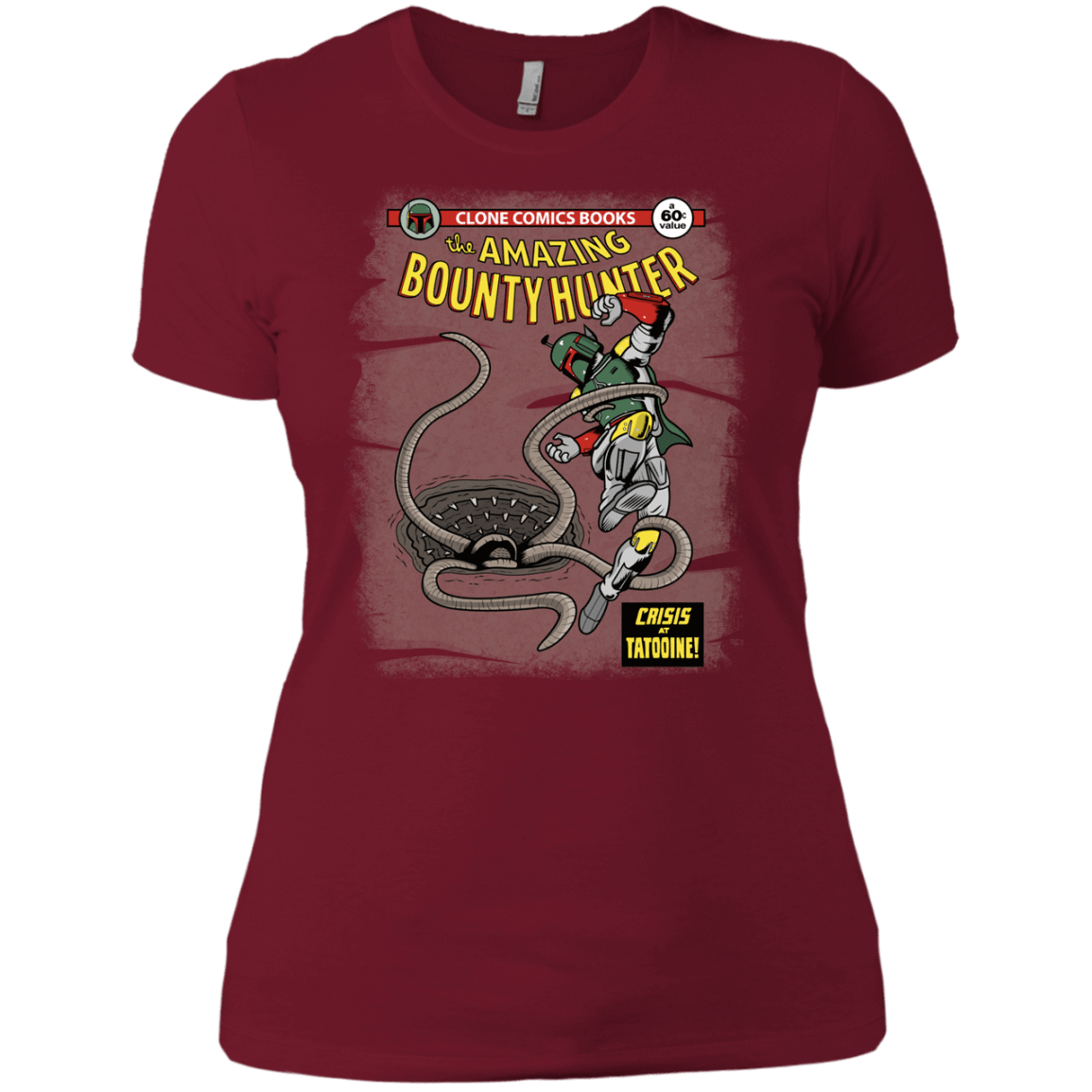 T-Shirts Scarlet / X-Small The Amazing Bounty Hunter Women's Premium T-Shirt