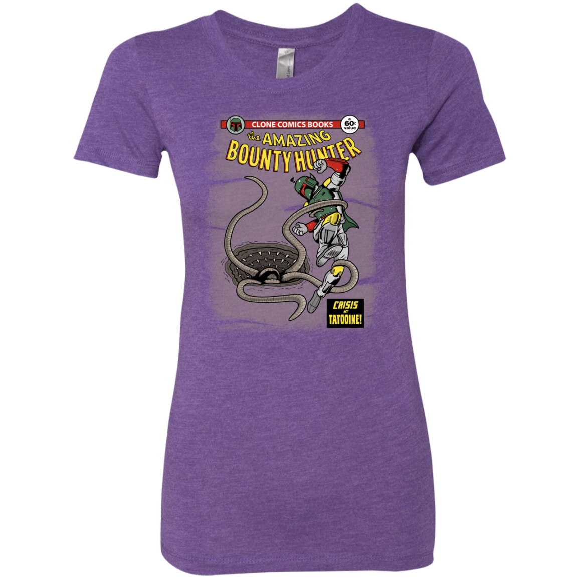 T-Shirts Purple Rush / S The Amazing Bounty Hunter Women's Triblend T-Shirt