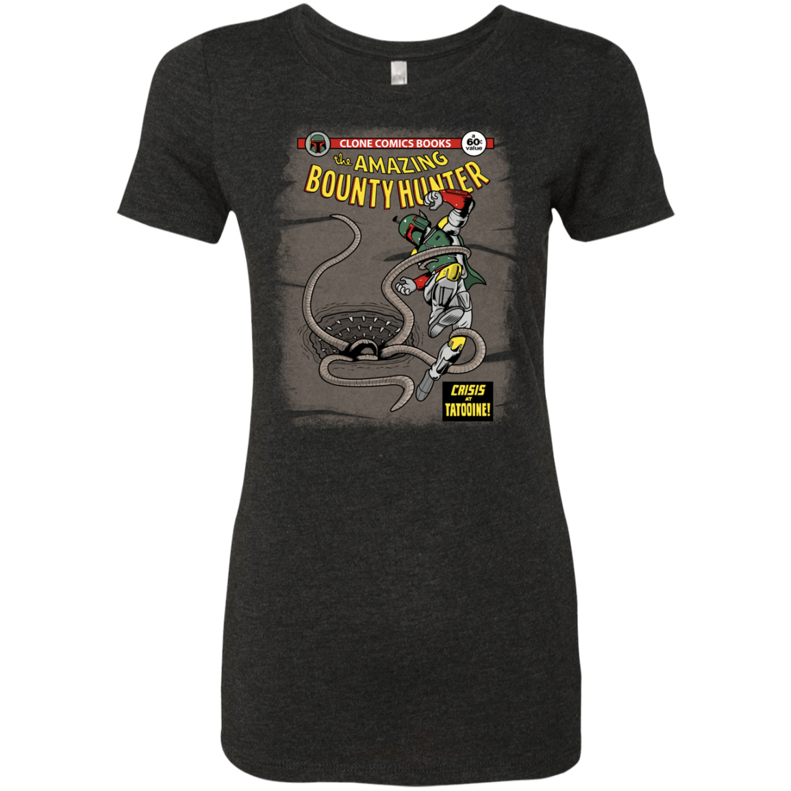 T-Shirts Vintage Black / S The Amazing Bounty Hunter Women's Triblend T-Shirt