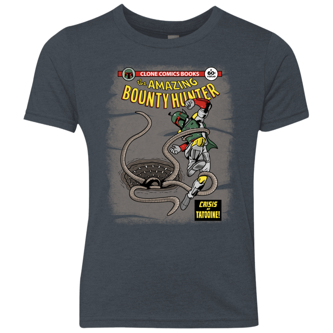 The Amazing Bounty Hunter Youth Triblend T-Shirt