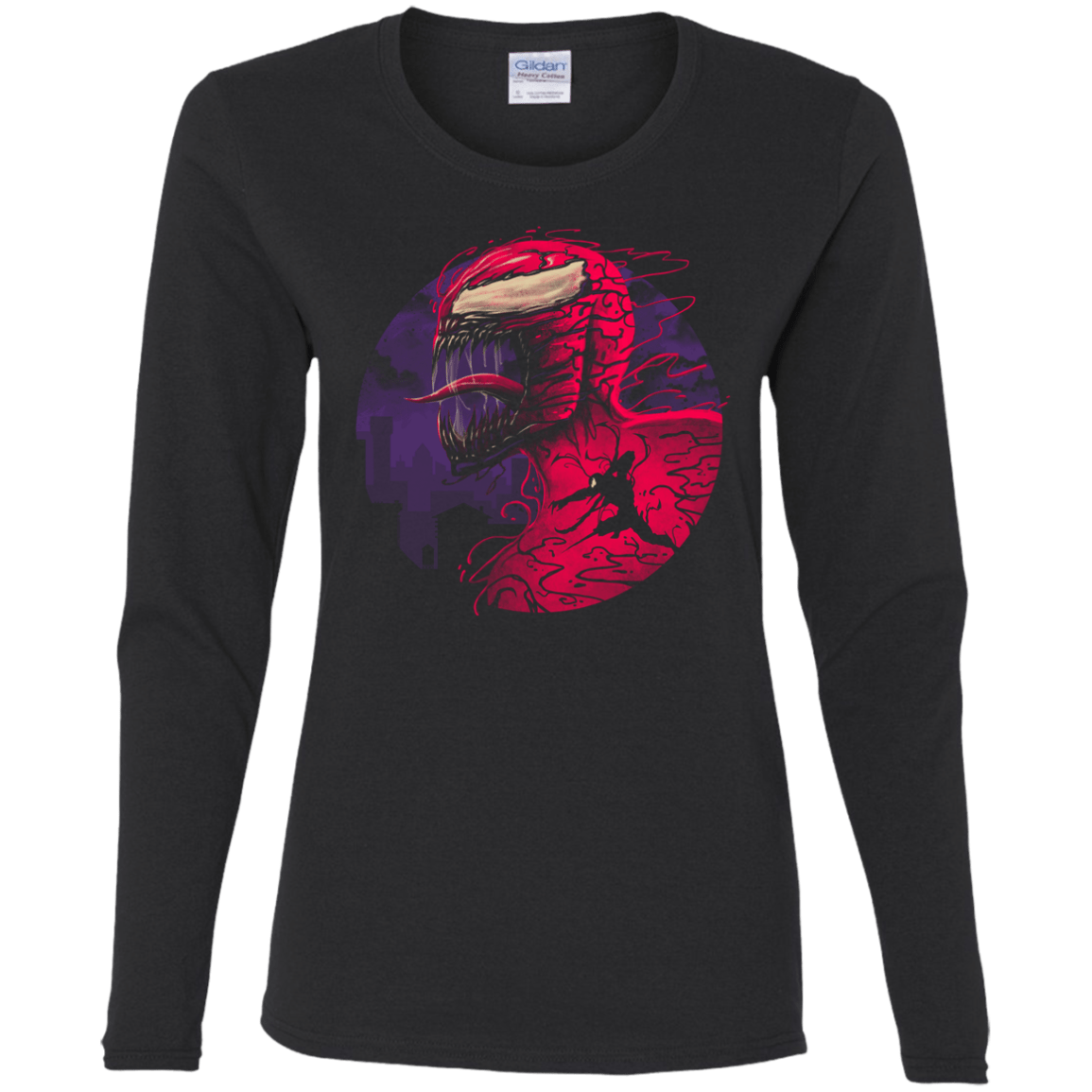 T-Shirts Black / S The Amorphous Parasite Women's Long Sleeve T-Shirt