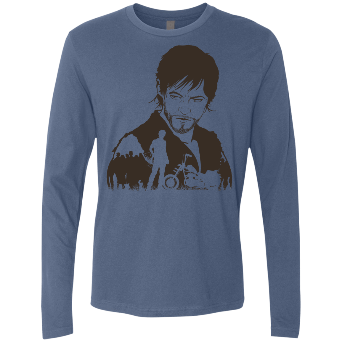 T-Shirts Indigo / Small The Archer Men's Premium Long Sleeve