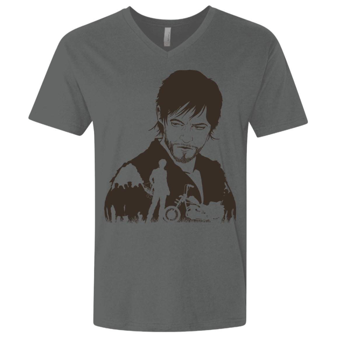 T-Shirts Heavy Metal / X-Small The Archer Men's Premium V-Neck