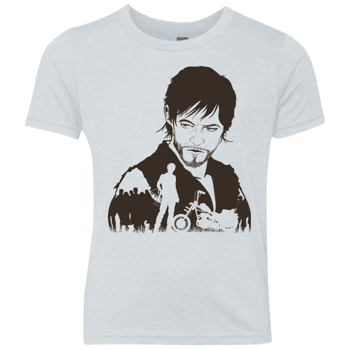 T-Shirts Heather White / YXS The Archer Youth Triblend T-Shirt