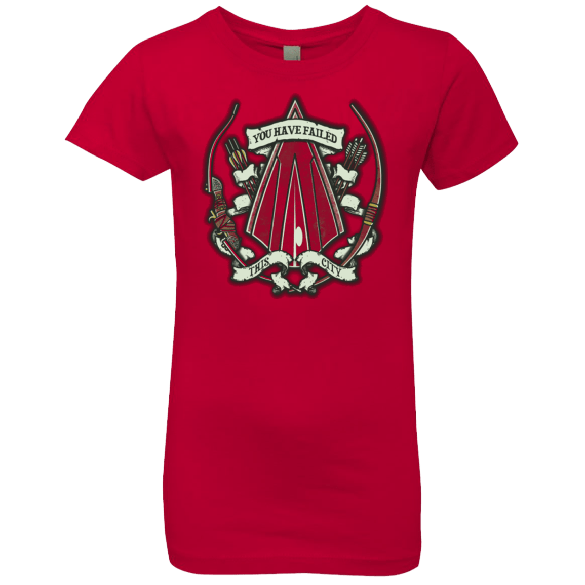 T-Shirts Red / YXS The Arrow Crest Girls Premium T-Shirt