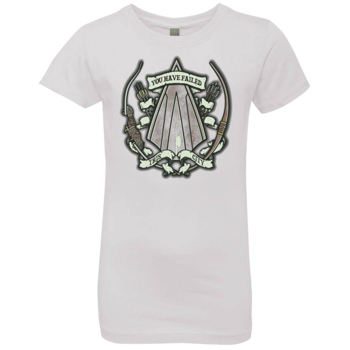 T-Shirts White / YXS The Arrow Crest Girls Premium T-Shirt