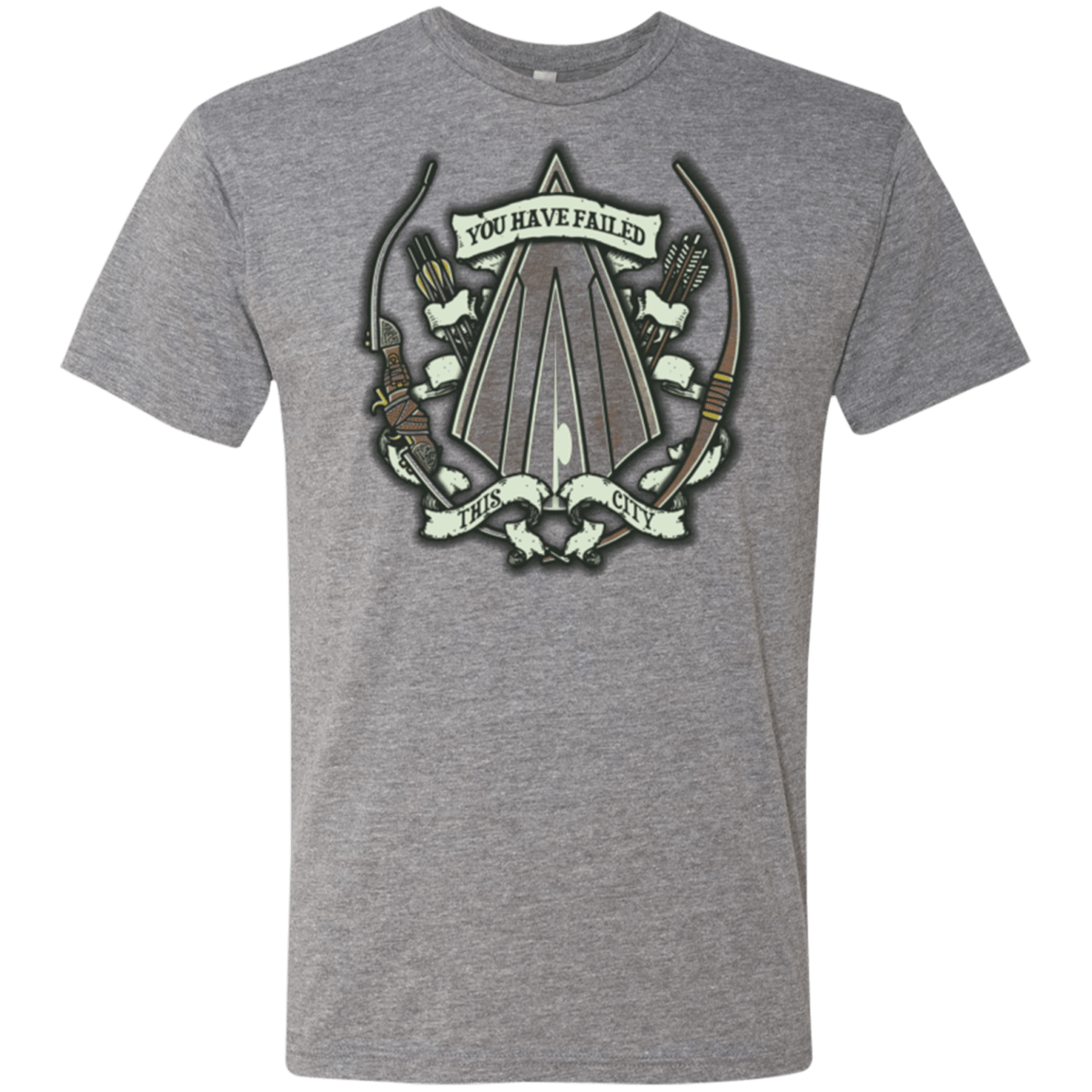 T-Shirts Premium Heather / Small The Arrow Crest Men's Triblend T-Shirt