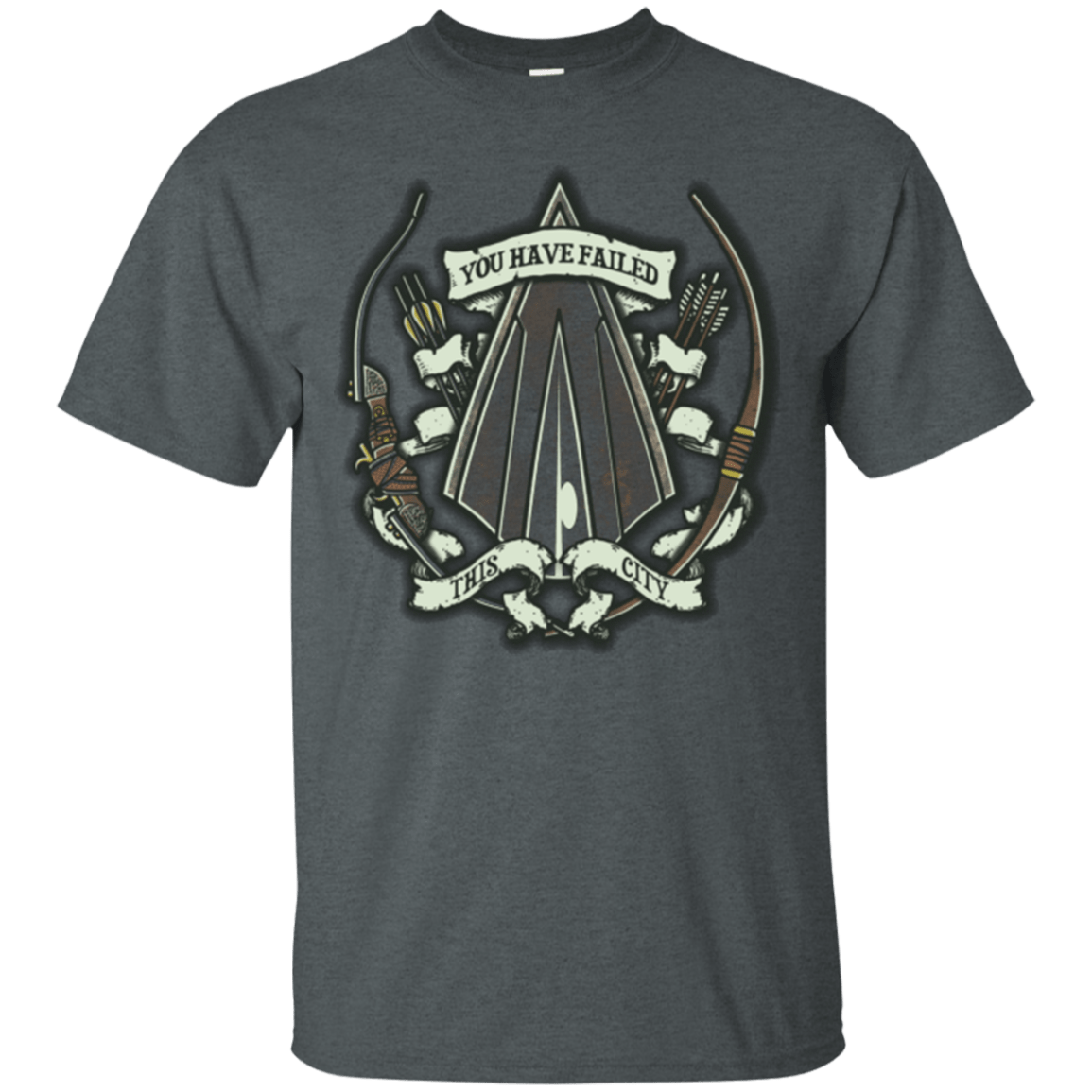 T-Shirts Dark Heather / Small The Arrow Crest T-Shirt