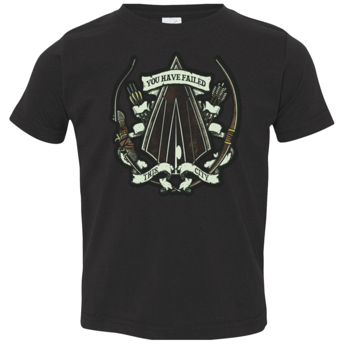 T-Shirts Black / 2T The Arrow Crest Toddler Premium T-Shirt