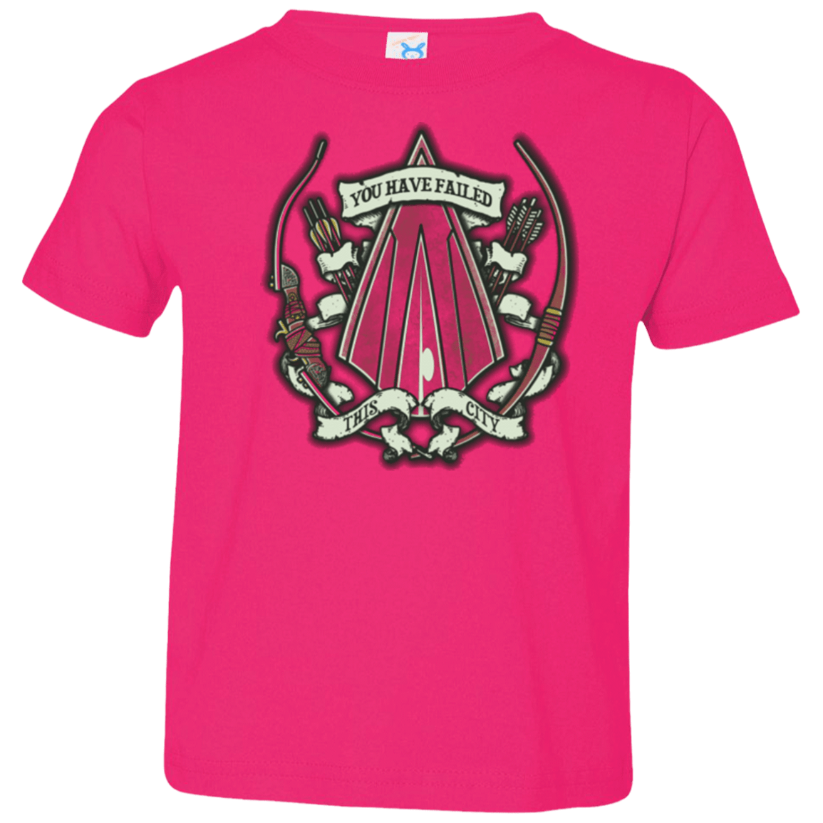 T-Shirts Hot Pink / 2T The Arrow Crest Toddler Premium T-Shirt