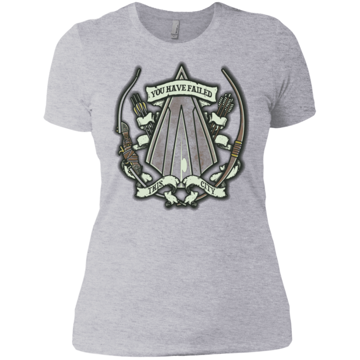 T-Shirts Heather Grey / X-Small The Arrow Crest Women's Premium T-Shirt