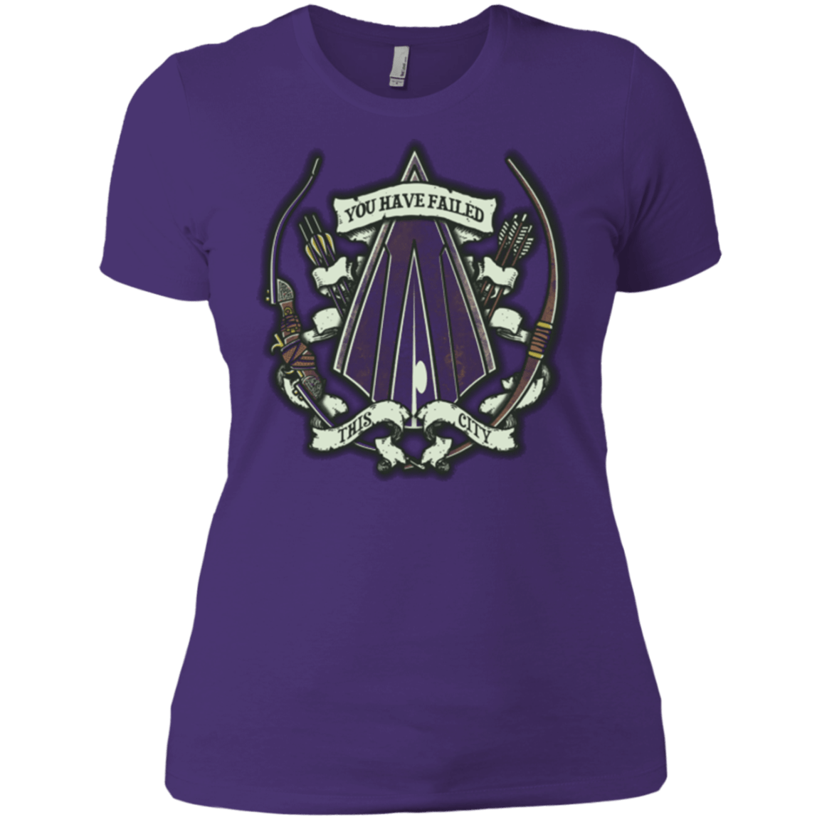 T-Shirts Purple / X-Small The Arrow Crest Women's Premium T-Shirt