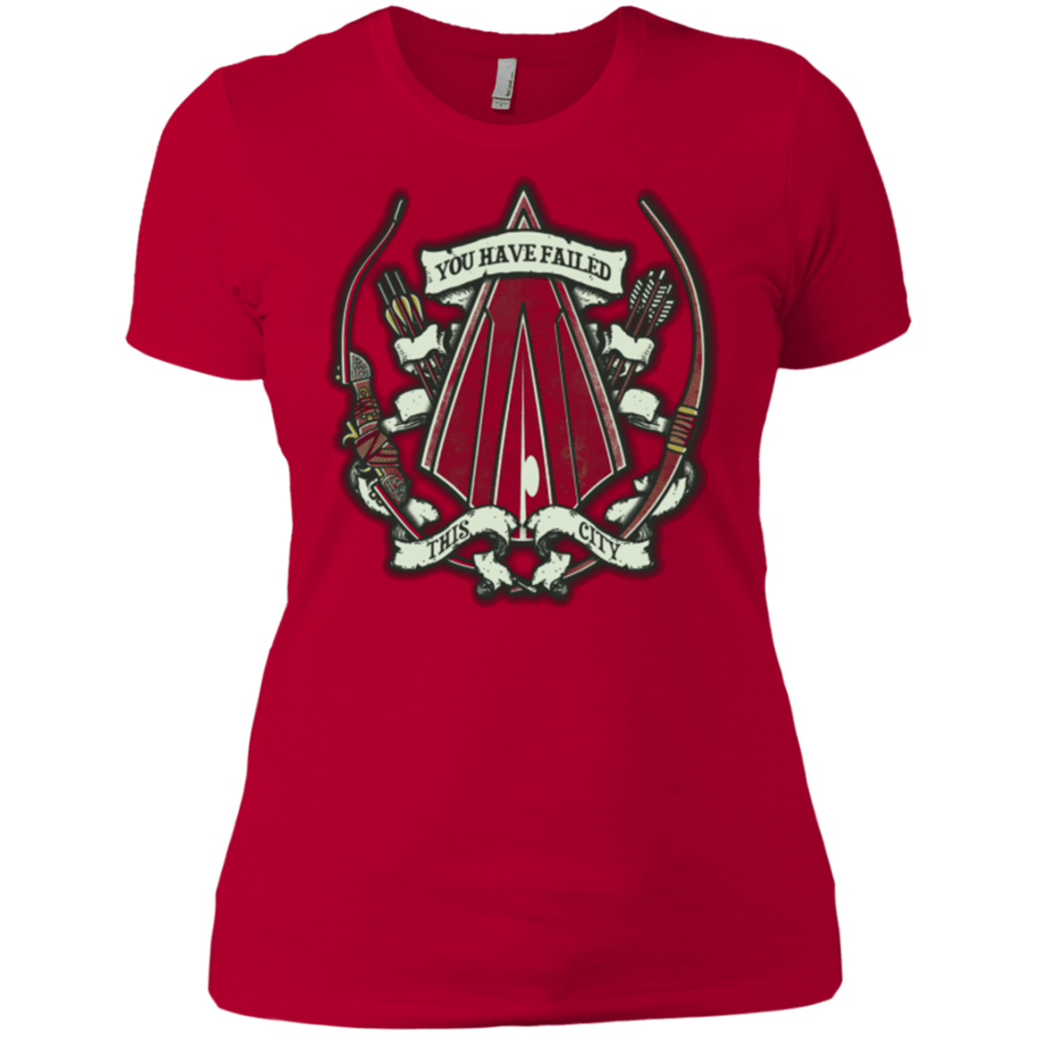 T-Shirts Red / X-Small The Arrow Crest Women's Premium T-Shirt