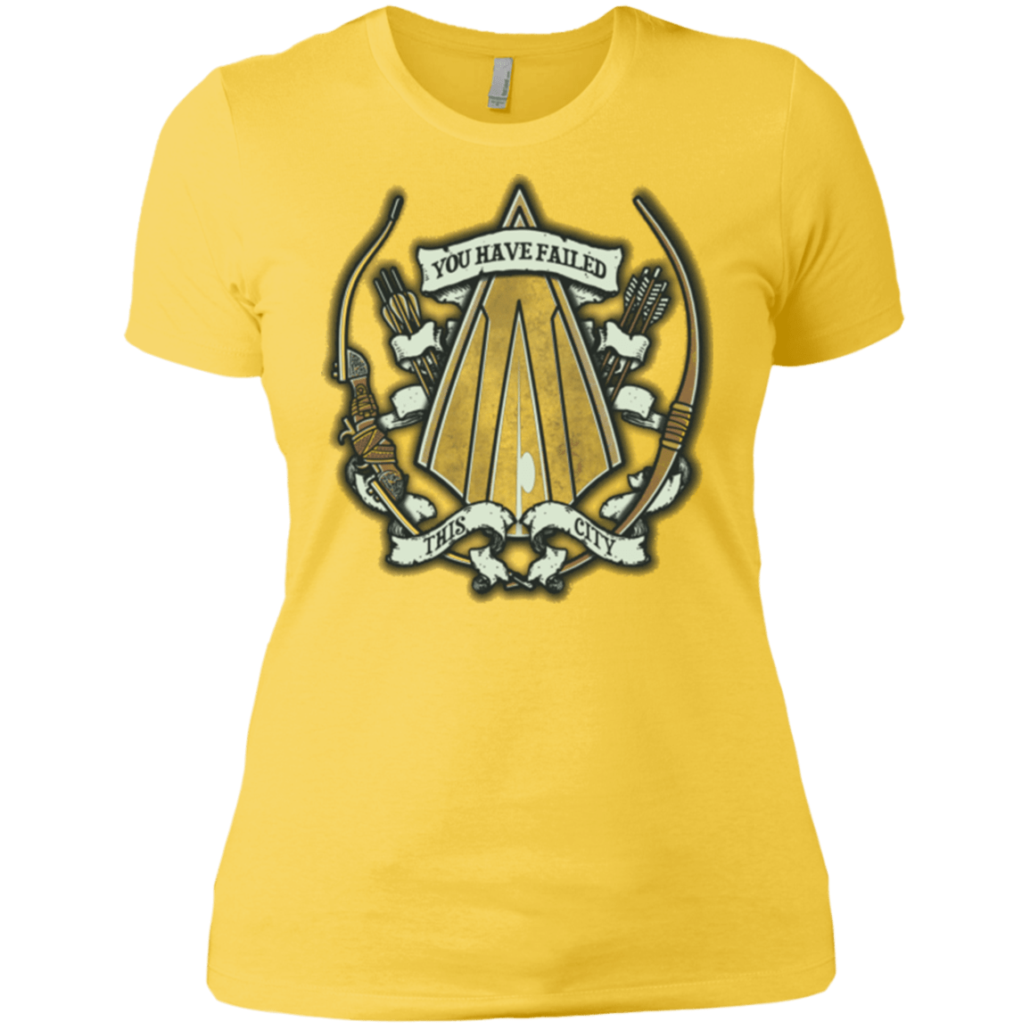 T-Shirts Vibrant Yellow / X-Small The Arrow Crest Women's Premium T-Shirt