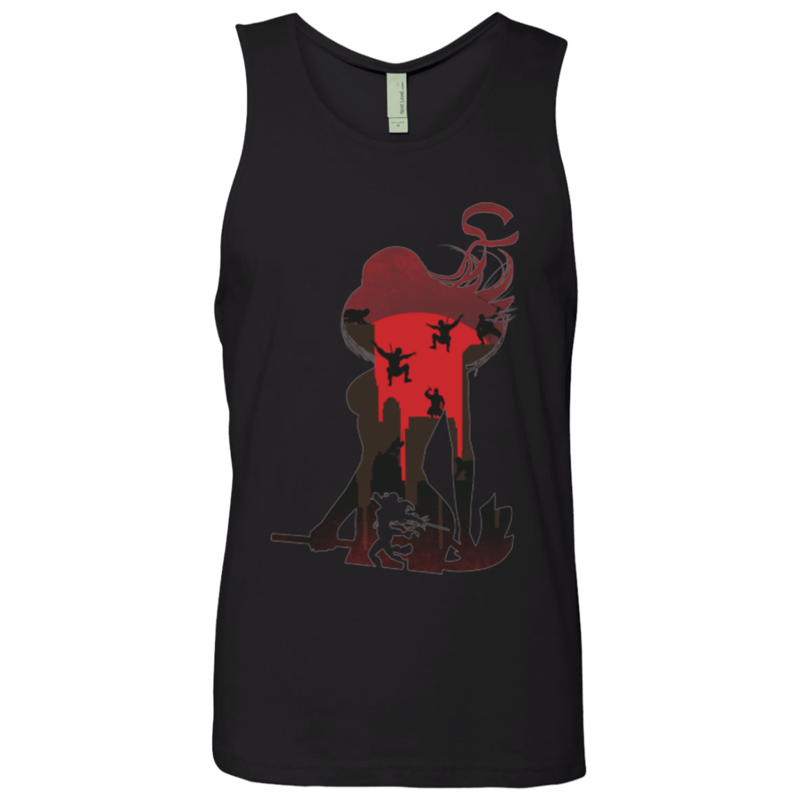 T-Shirts Black / Small The Assassin Men's Premium Tank Top
