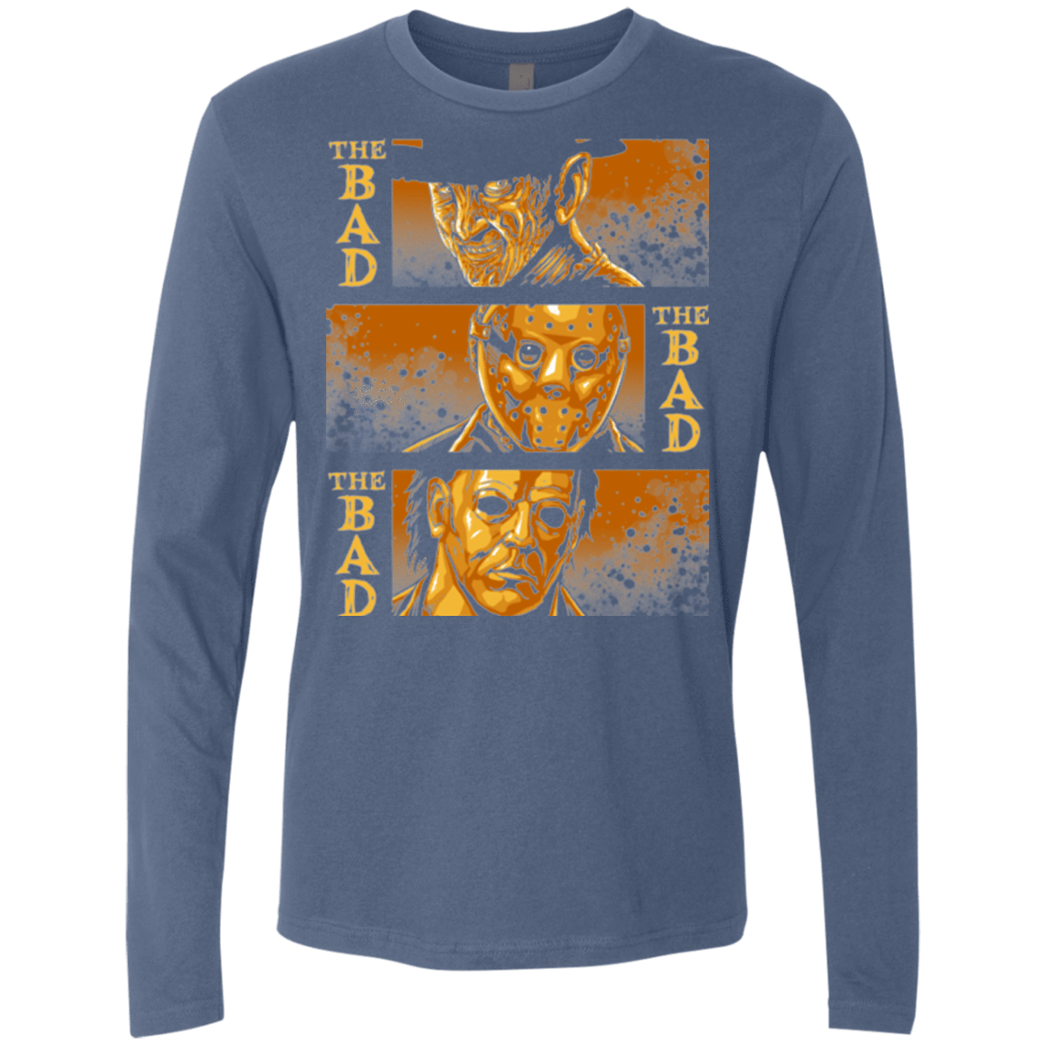 T-Shirts Indigo / Small The Bad Men's Premium Long Sleeve