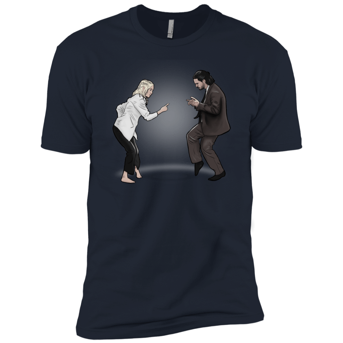 T-Shirts Midnight Navy / YXS The Ballad of Jon and Dany Boys Premium T-Shirt