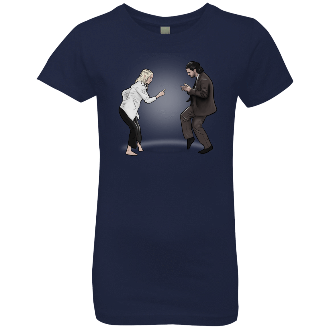 T-Shirts Midnight Navy / YXS The Ballad of Jon and Dany Girls Premium T-Shirt