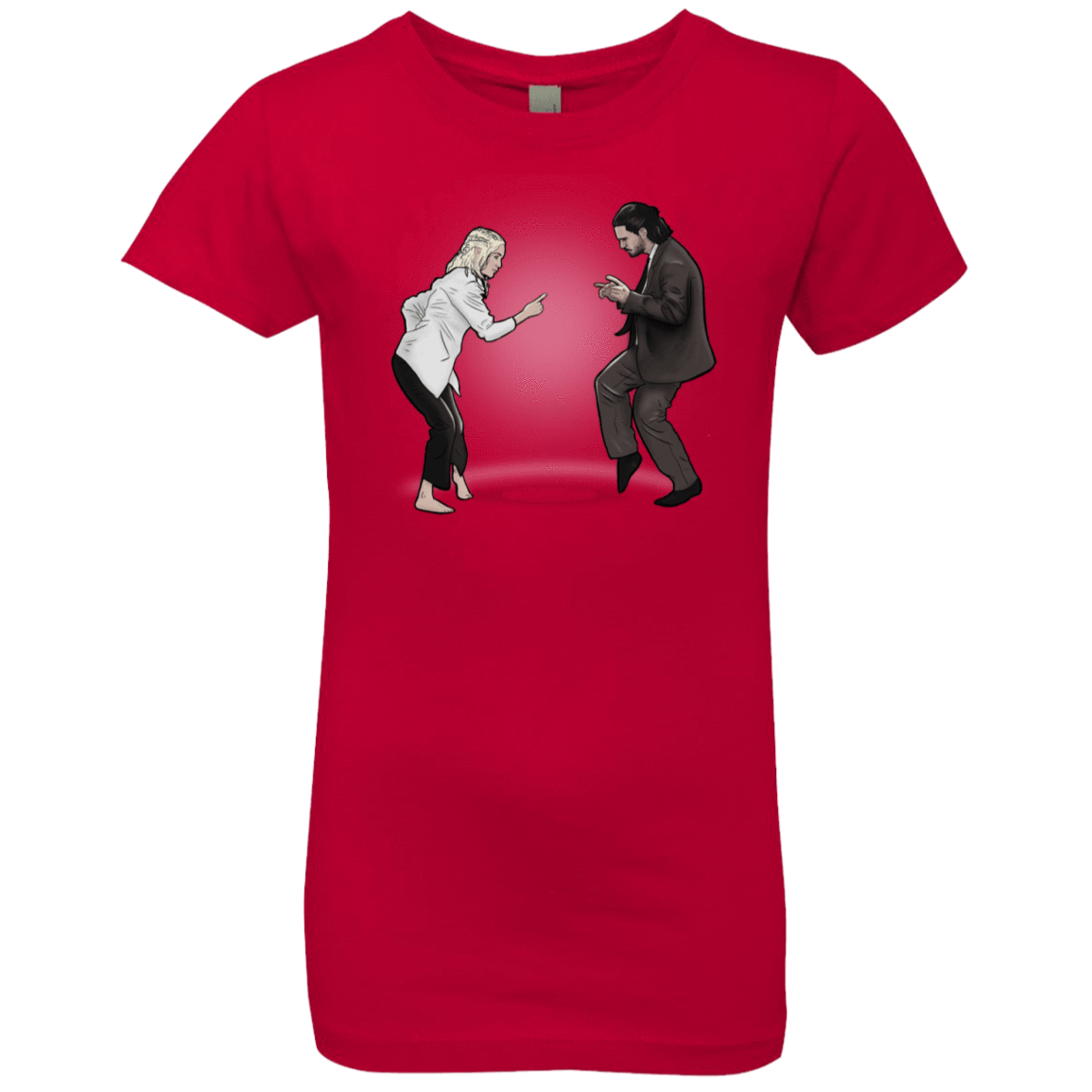 T-Shirts Red / YXS The Ballad of Jon and Dany Girls Premium T-Shirt