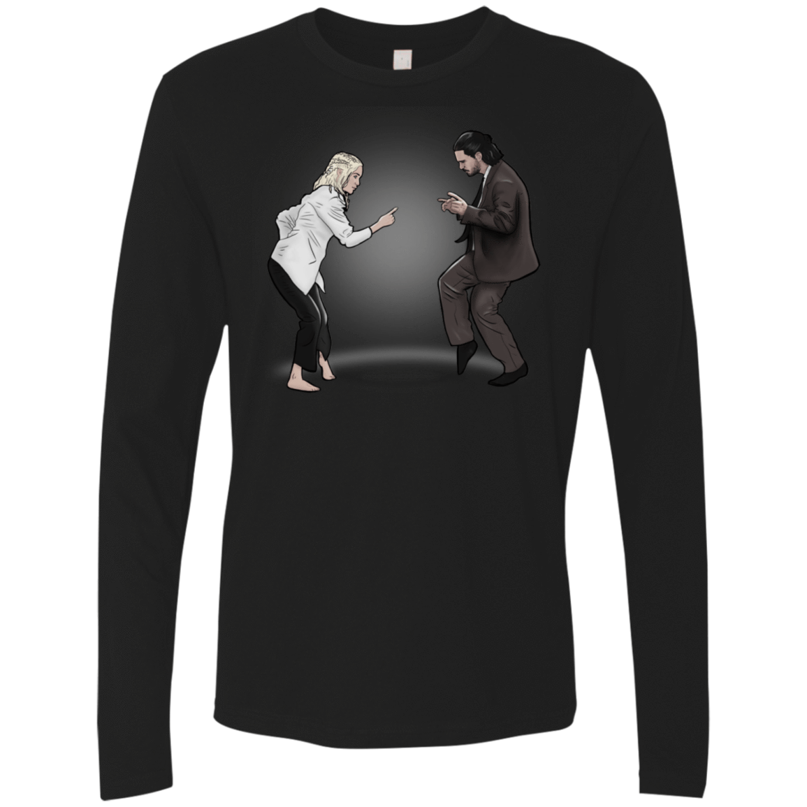 T-Shirts Black / S The Ballad of Jon and Dany Men's Premium Long Sleeve