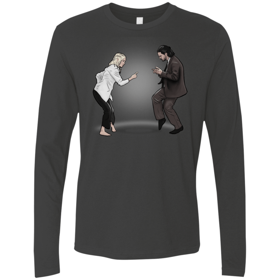 T-Shirts Heavy Metal / S The Ballad of Jon and Dany Men's Premium Long Sleeve