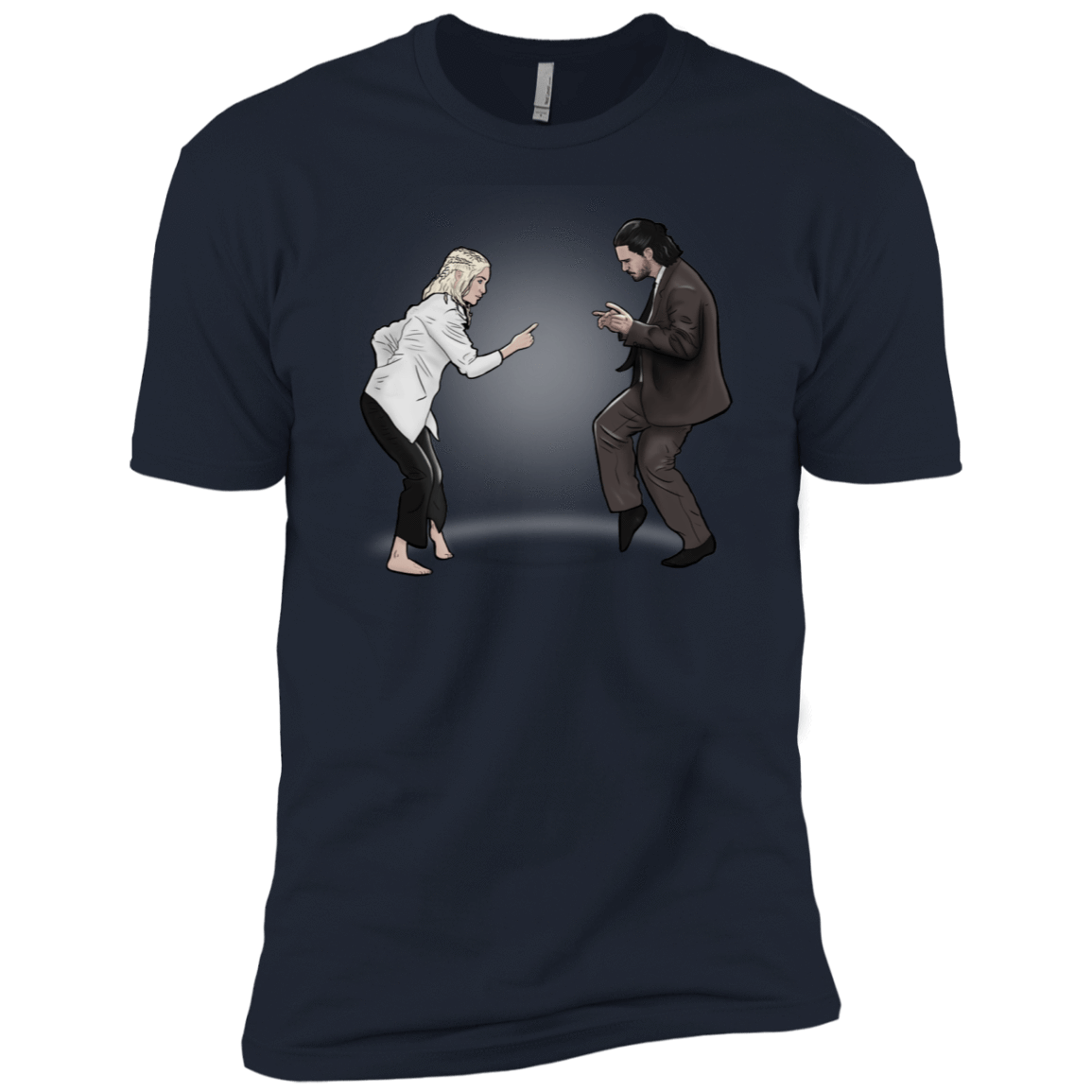 T-Shirts Midnight Navy / X-Small The Ballad of Jon and Dany Men's Premium T-Shirt