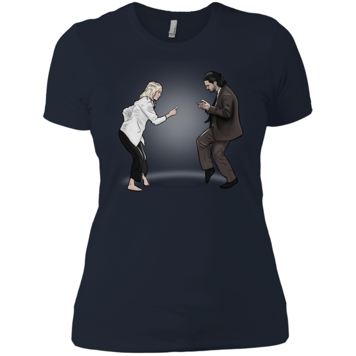 T-Shirts Midnight Navy / X-Small The Ballad of Jon and Dany Women's Premium T-Shirt
