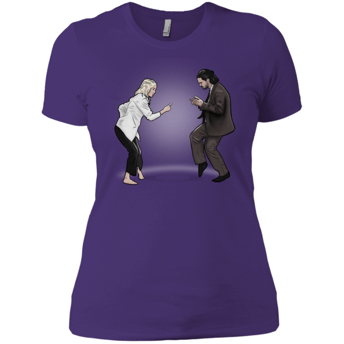T-Shirts Purple Rush/ / X-Small The Ballad of Jon and Dany Women's Premium T-Shirt