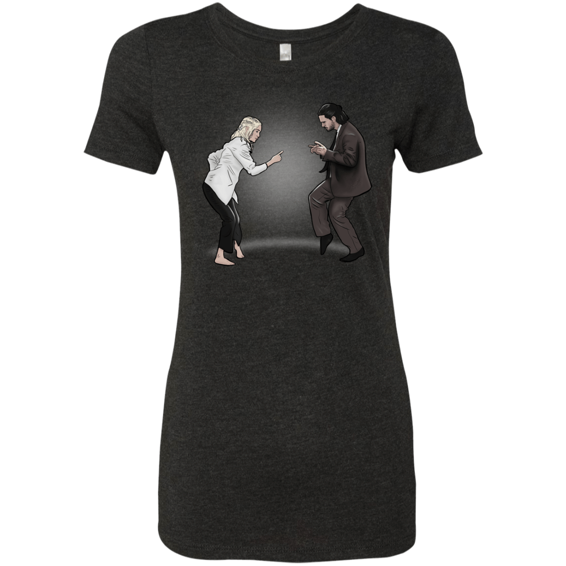 T-Shirts Vintage Black / S The Ballad of Jon and Dany Women's Triblend T-Shirt