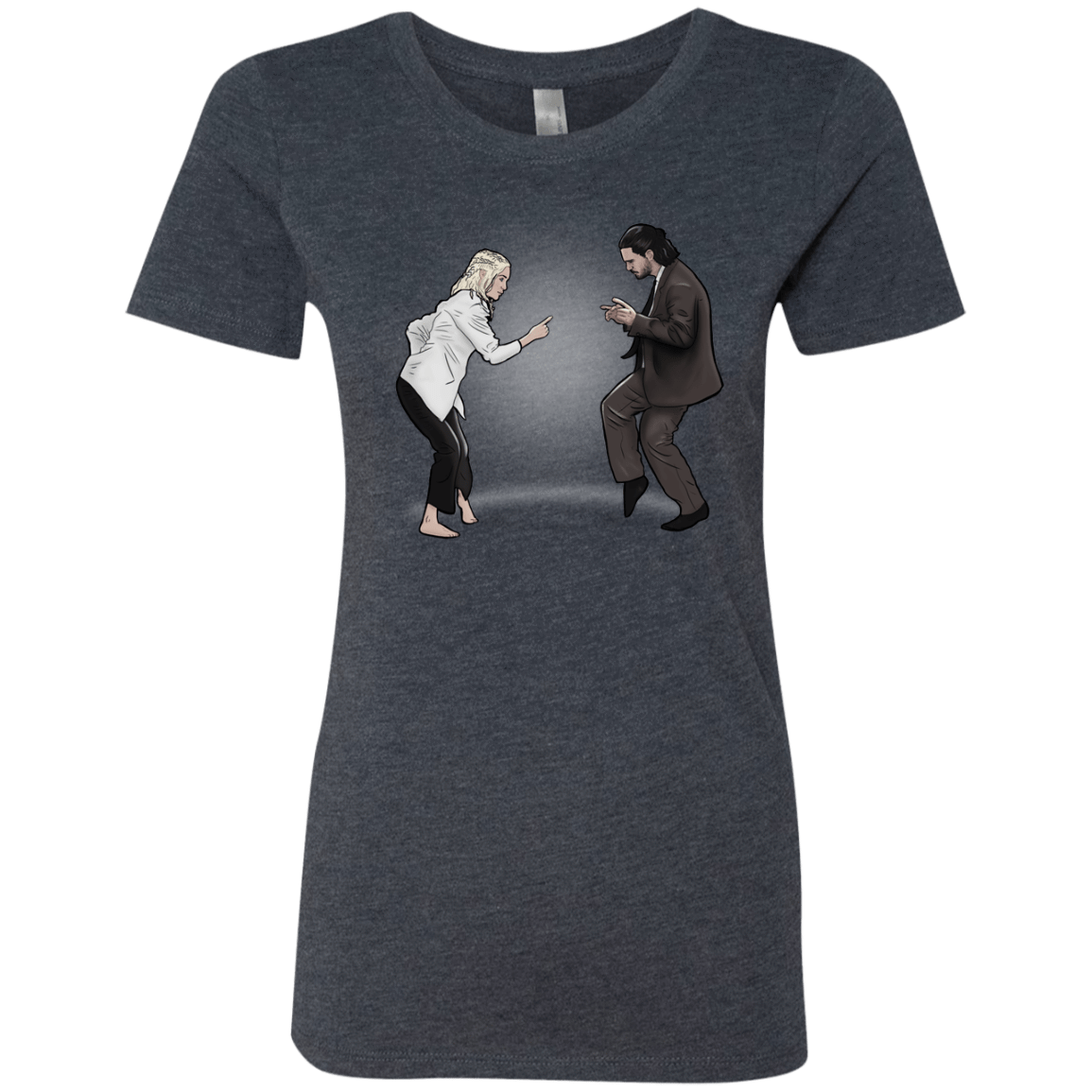 T-Shirts Vintage Navy / S The Ballad of Jon and Dany Women's Triblend T-Shirt