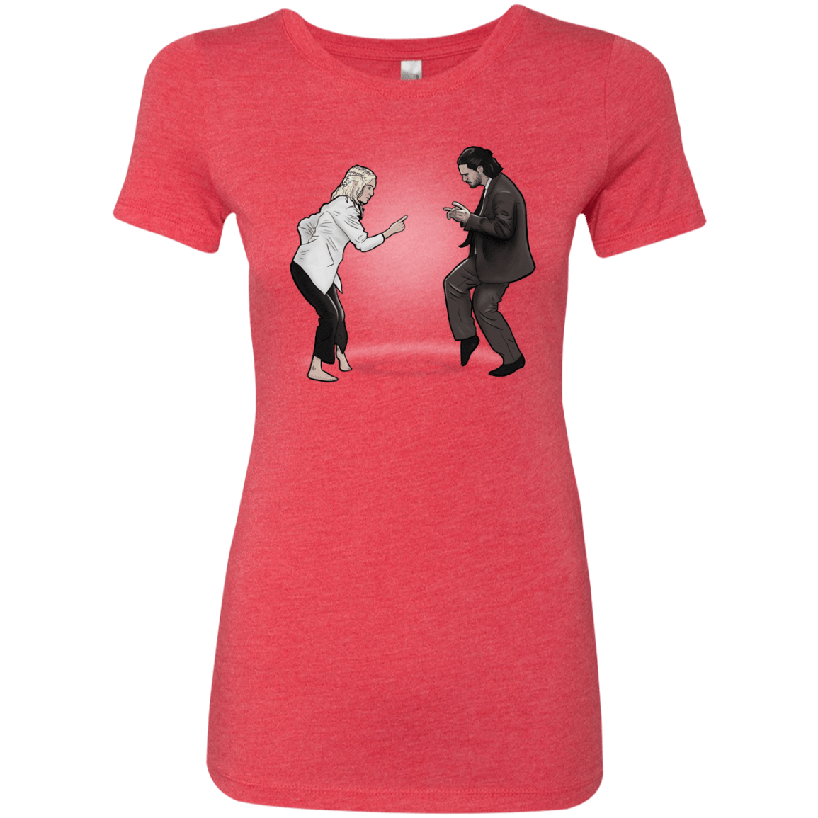 T-Shirts Vintage Red / S The Ballad of Jon and Dany Women's Triblend T-Shirt