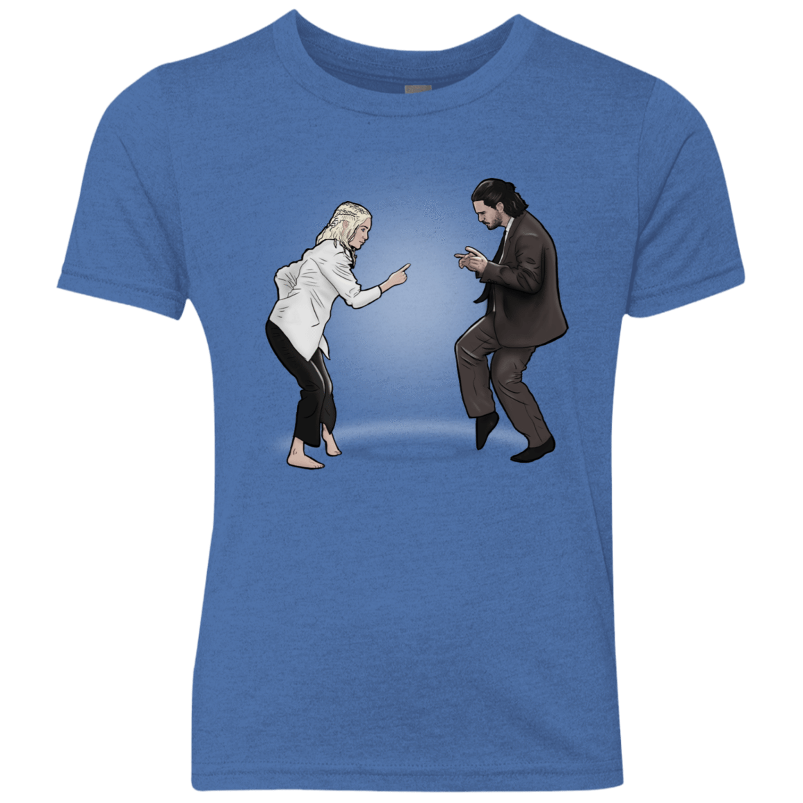 T-Shirts Vintage Royal / YXS The Ballad of Jon and Dany Youth Triblend T-Shirt