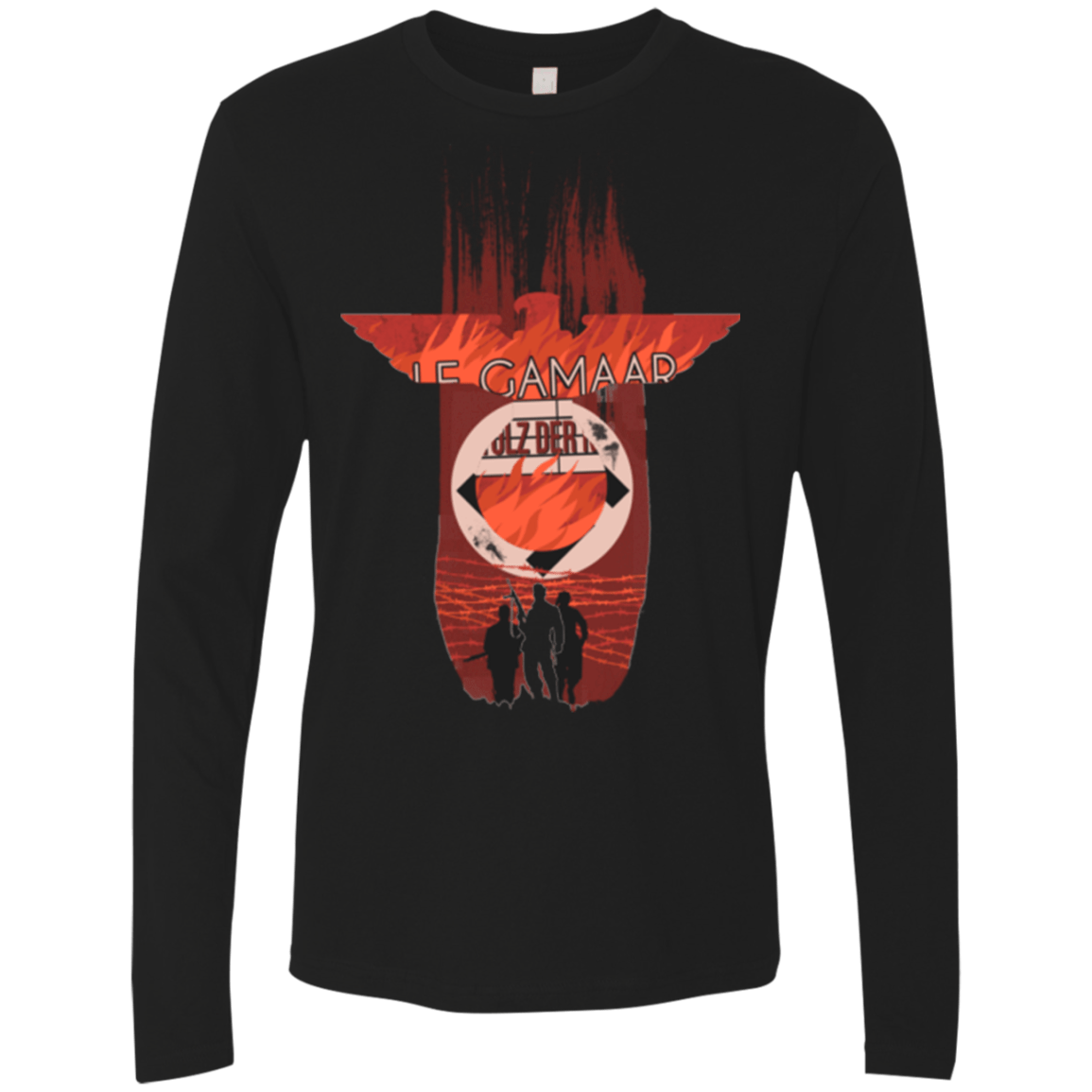 T-Shirts Black / Small The Basterds Men's Premium Long Sleeve