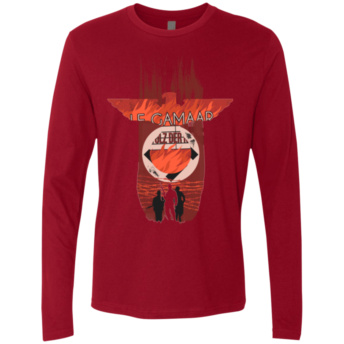 T-Shirts Cardinal / Small The Basterds Men's Premium Long Sleeve