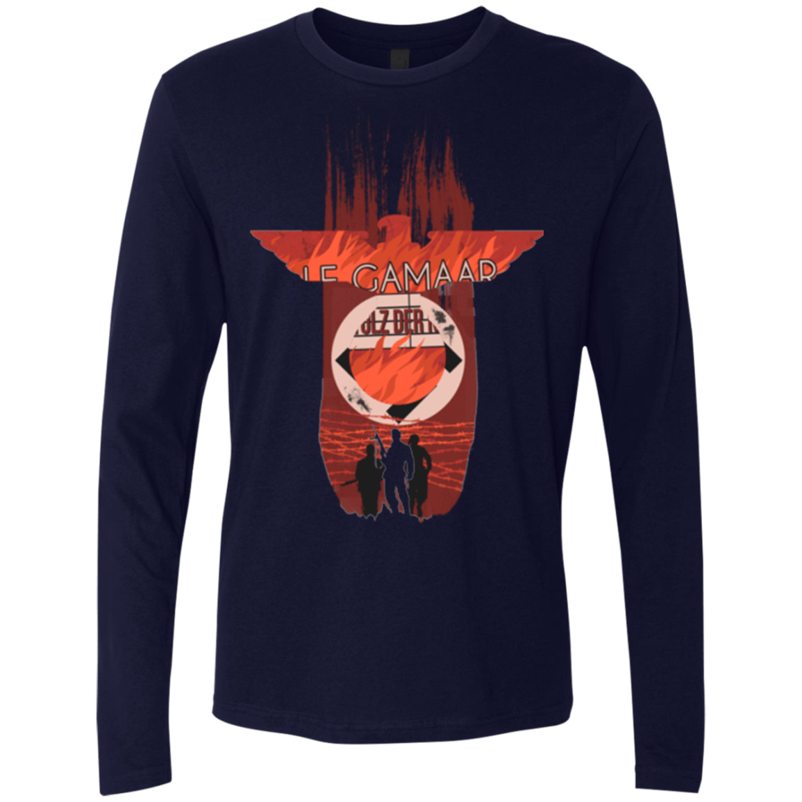 T-Shirts Midnight Navy / Small The Basterds Men's Premium Long Sleeve