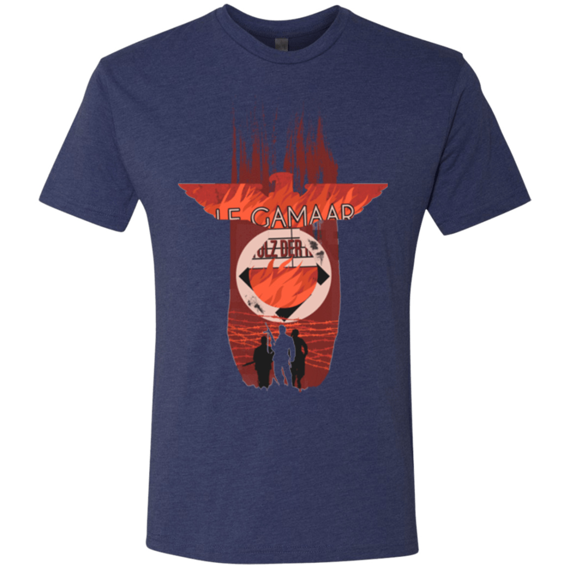 T-Shirts Vintage Navy / Small The Basterds Men's Triblend T-Shirt