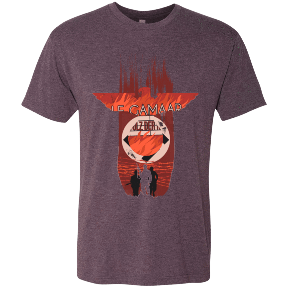 T-Shirts Vintage Purple / Small The Basterds Men's Triblend T-Shirt