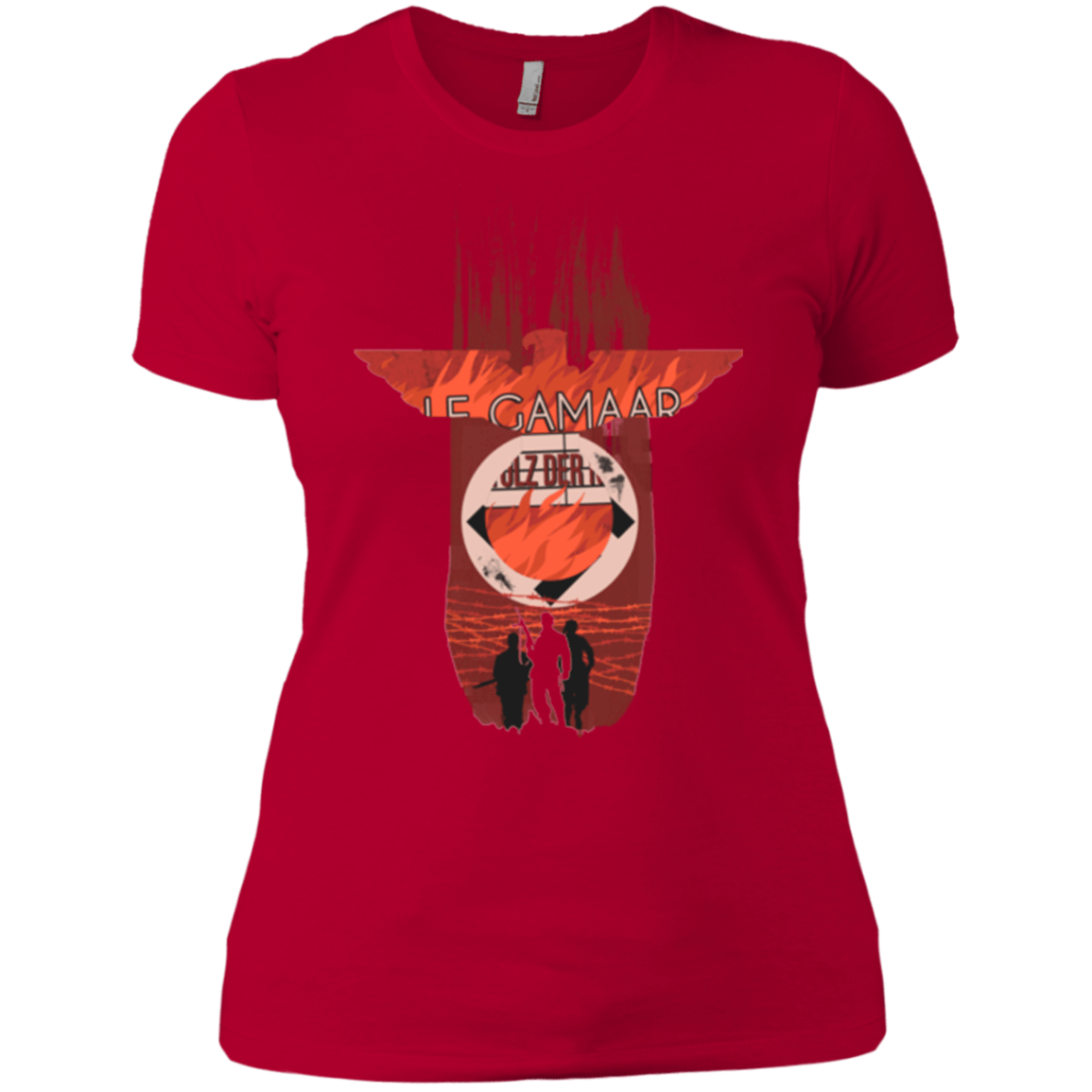 T-Shirts Red / X-Small The Basterds Women's Premium T-Shirt