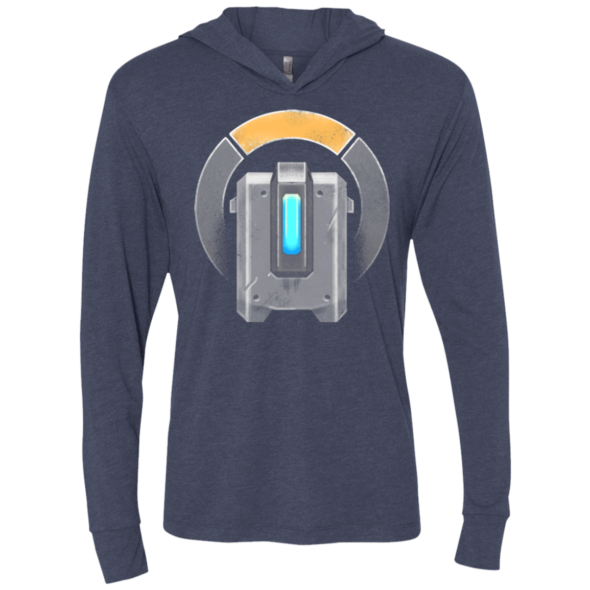 T-Shirts Vintage Navy / X-Small The Battle Automaton Triblend Long Sleeve Hoodie Tee