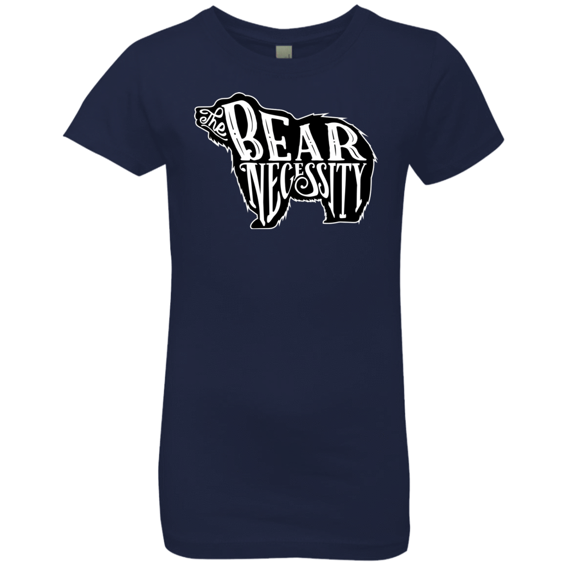 T-Shirts Midnight Navy / YXS The Bear Necessity Girls Premium T-Shirt