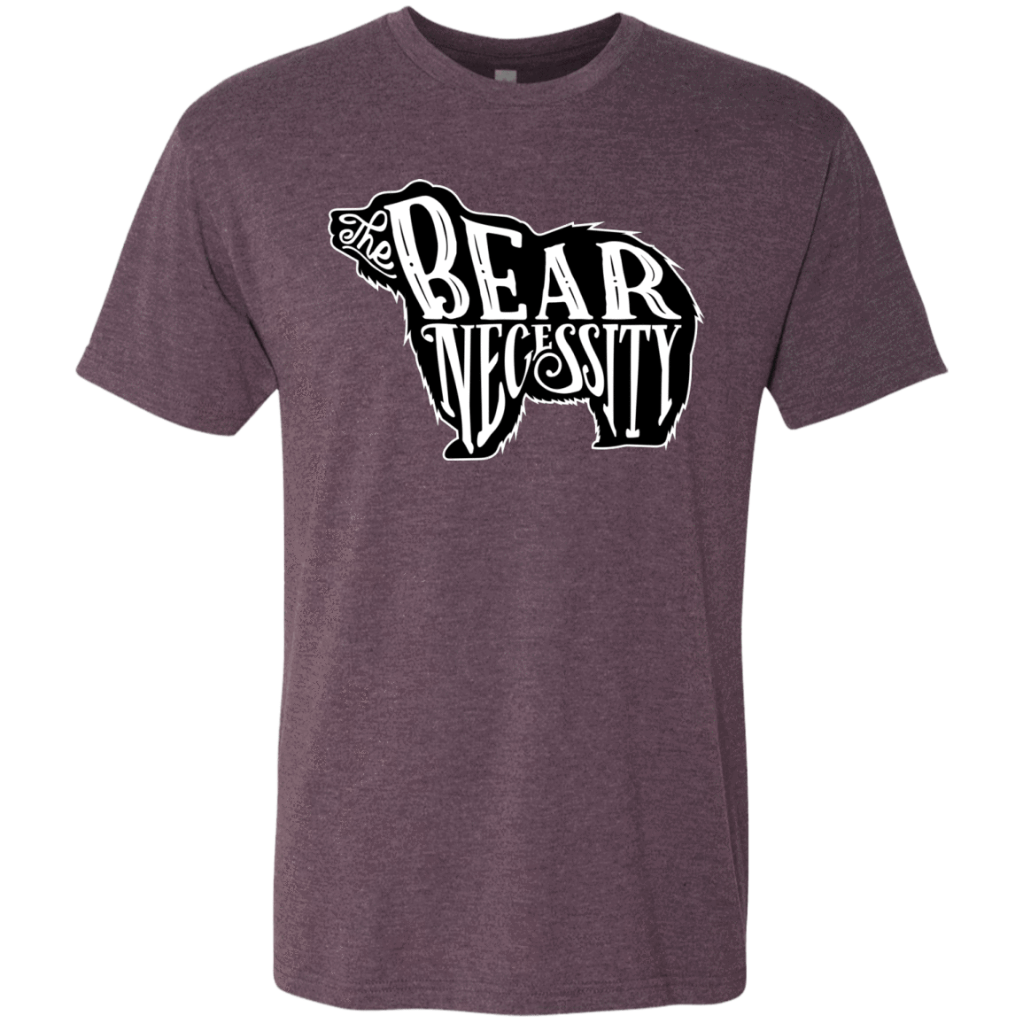 T-Shirts Vintage Purple / S The Bear Necessity Men's Triblend T-Shirt