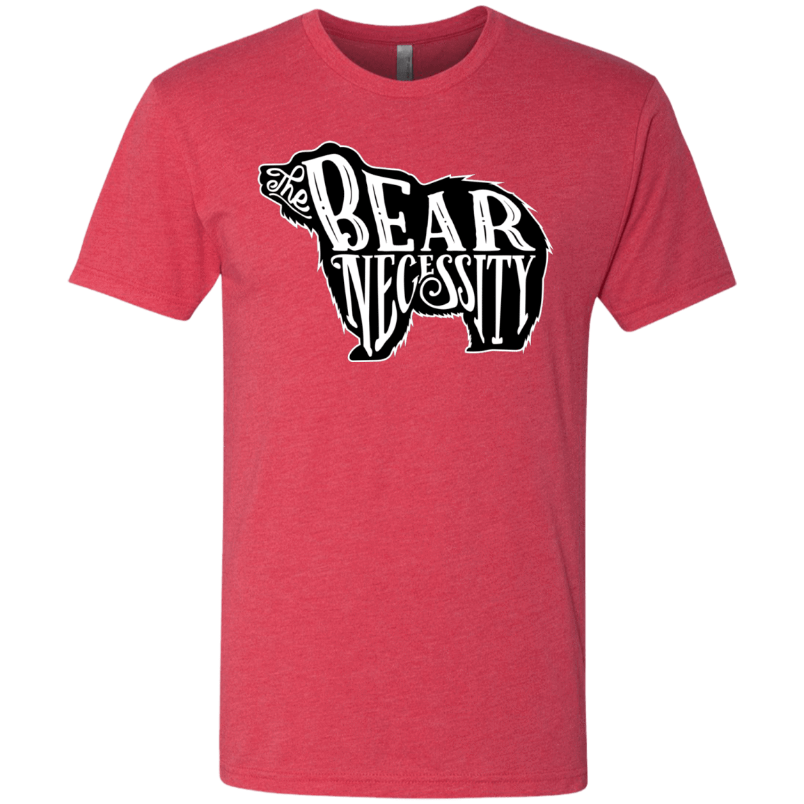 T-Shirts Vintage Red / S The Bear Necessity Men's Triblend T-Shirt