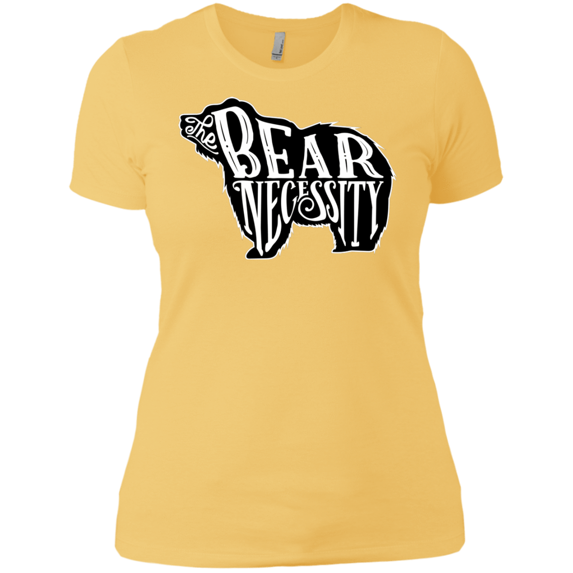 T-Shirts Banana Cream/ / X-Small The Bear Necessity Women's Premium T-Shirt