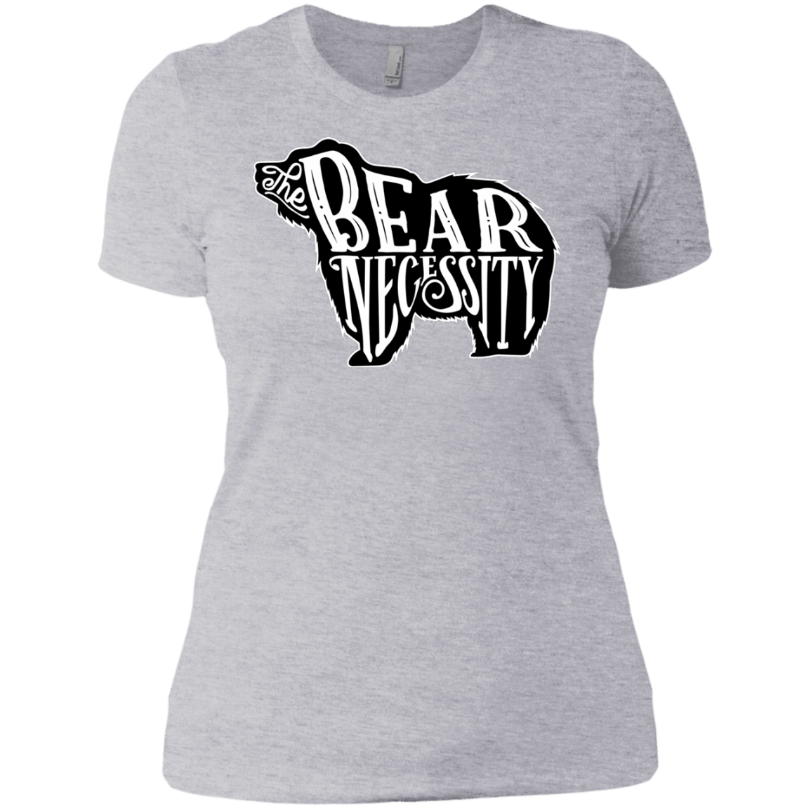T-Shirts Heather Grey / X-Small The Bear Necessity Women's Premium T-Shirt