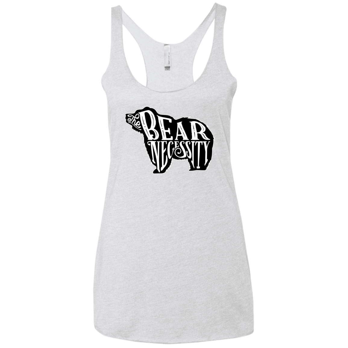 The Bear Necessity Women's Triblend Racerback Tank