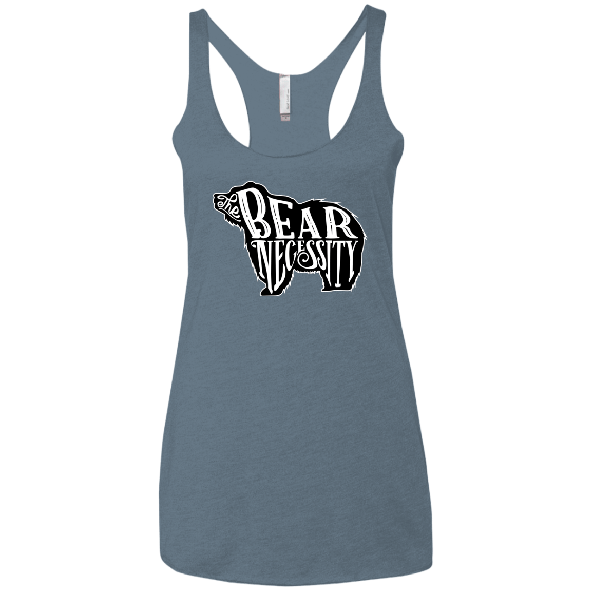 The Bear Necessity Women's Triblend Racerback Tank