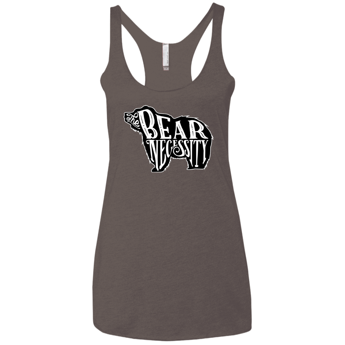 The Bear Necessity Women's Triblend Racerback Tank